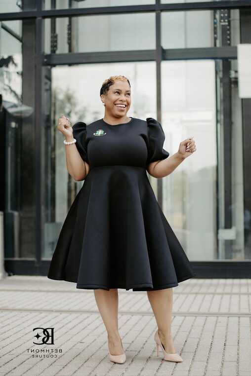 Black AKA &quot;Debutante&quot; Dress