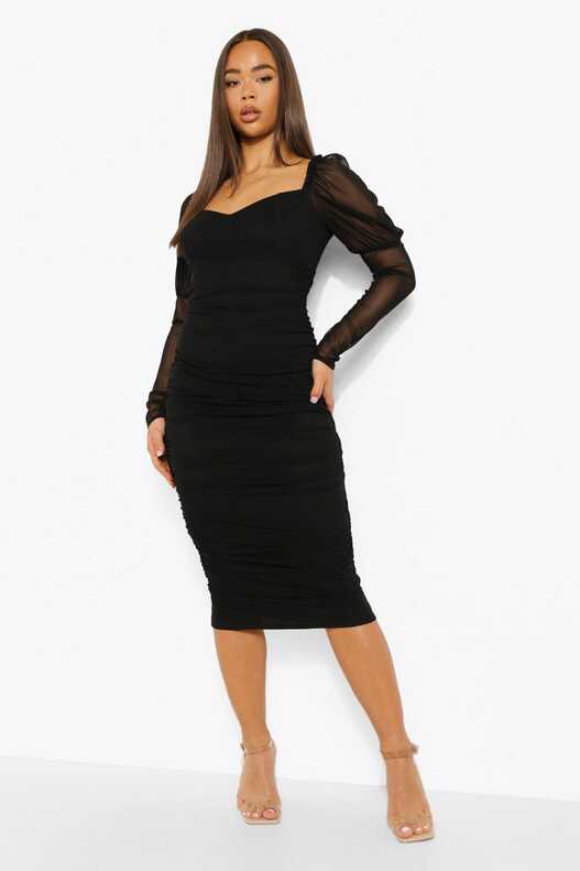 Black Bodycon Dresses | Tight Black Dresses | boohoo