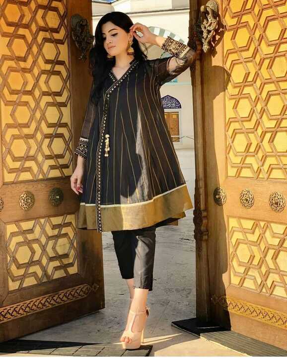 Black Dresses Design |Black Kurti Design | Black Kameez | Black Shirt