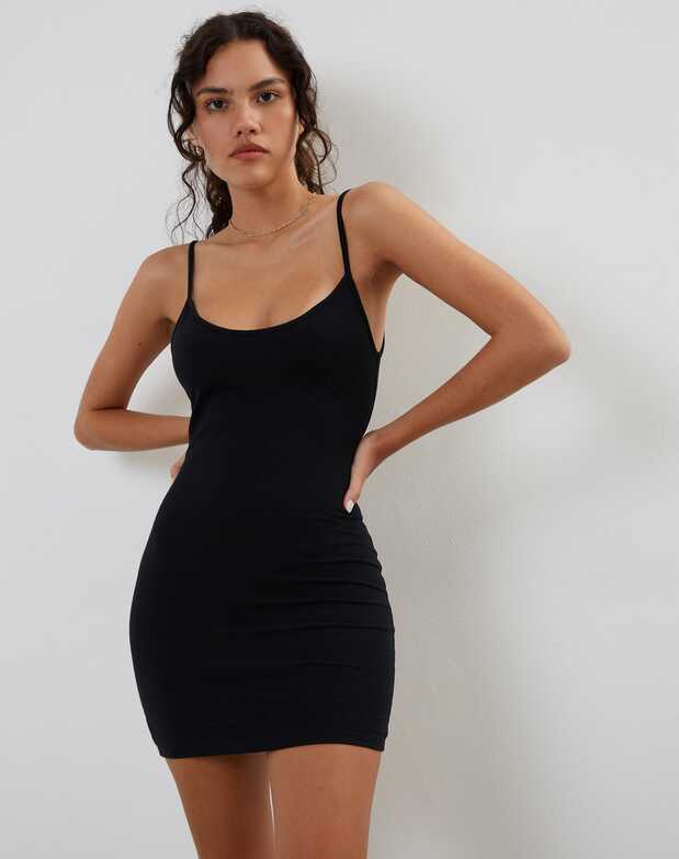 Black Mini Dress | Rineko – motelrocks.com