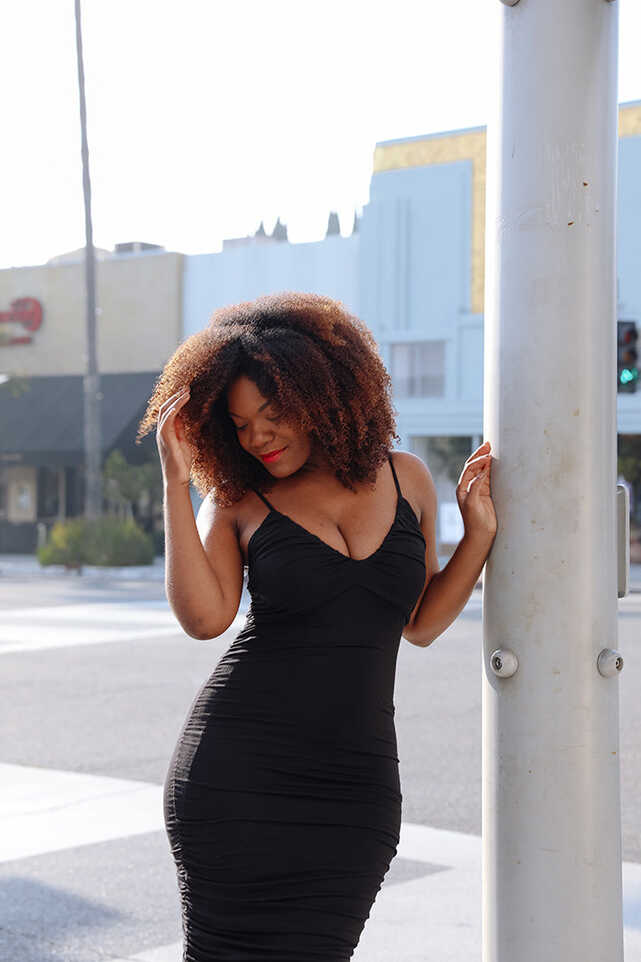 Black Out | Ruched Bodycon Dress – Shop Arteresa Lynn