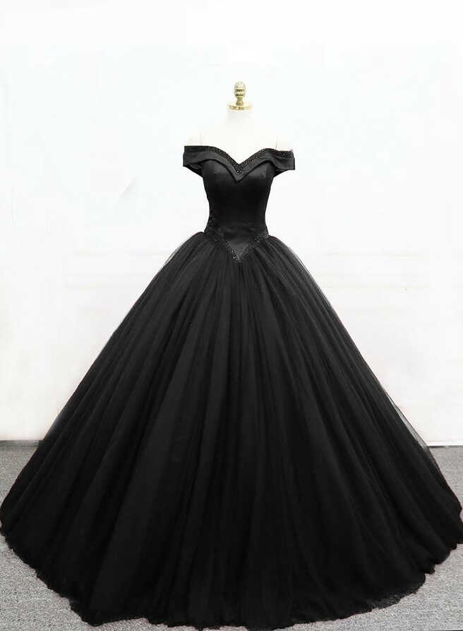 Black Princess Ball Gown Black Formal Dress on Luulla