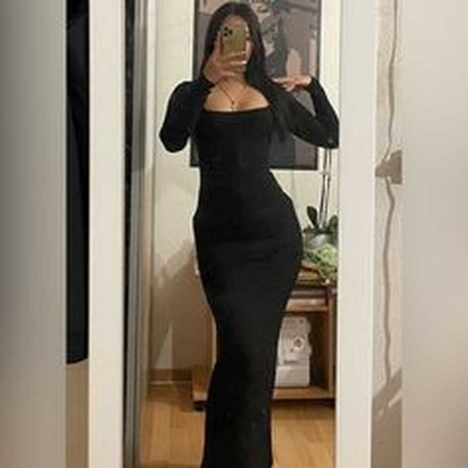 Black Tight Long Dress - Shop on Pinterest