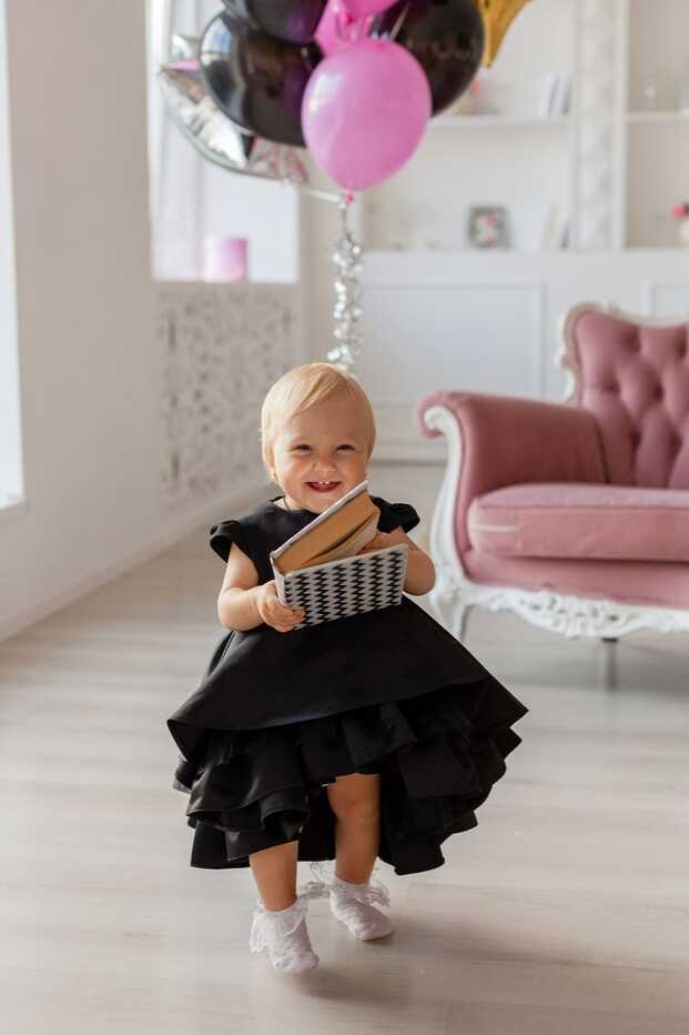 Black Toddler Dress, Black Flower Girl Dress, Cake Smash Outfit ...