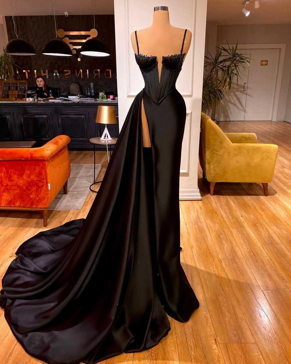 Black Valdrin Sahiti Gown