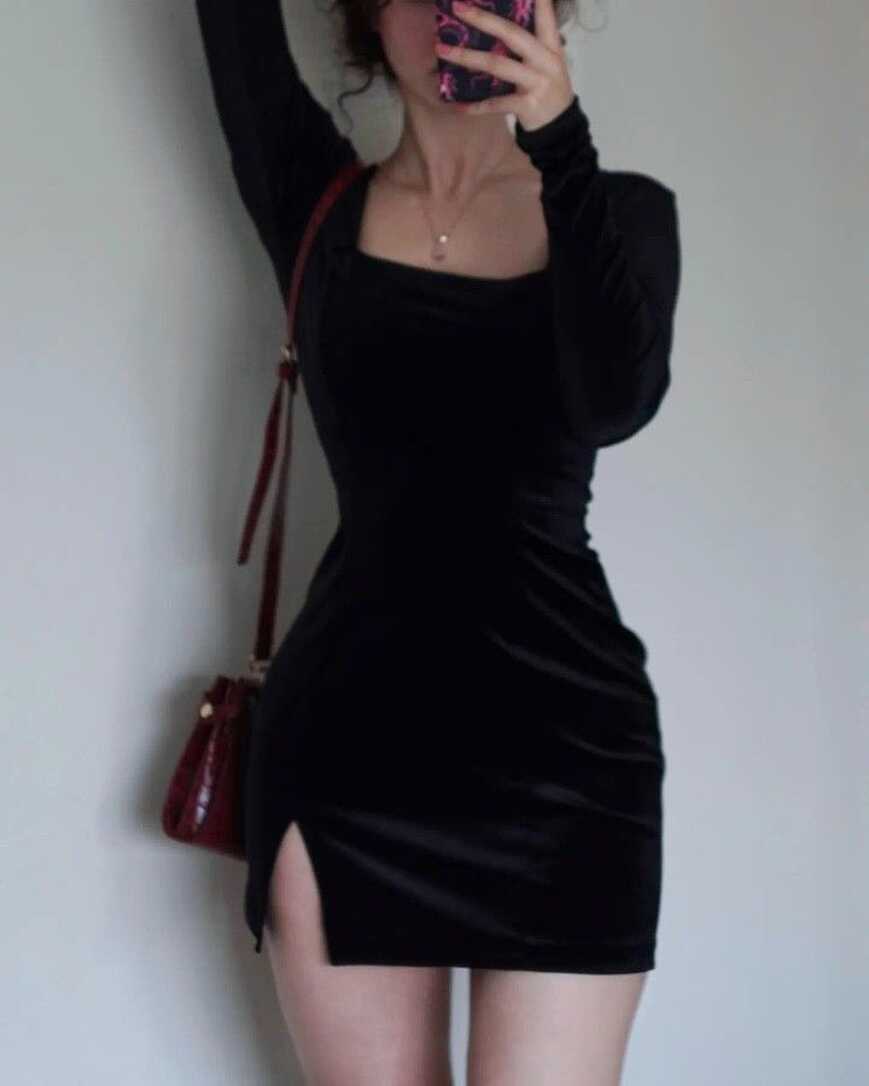 Black dress outfits