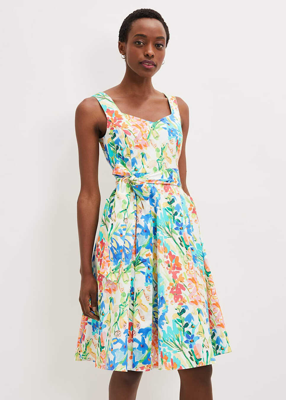 Blair Cotton Floral Dress | Phase Eight UK |