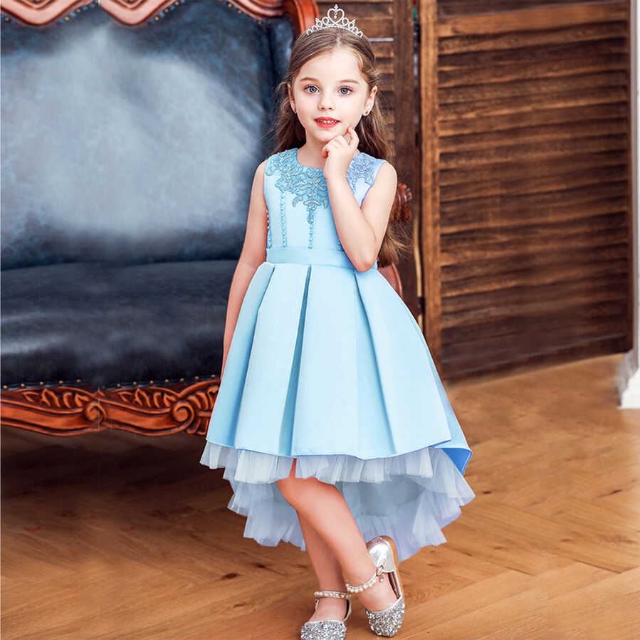 Blue Dresses for Girls Party Wear Frock - Shop Now