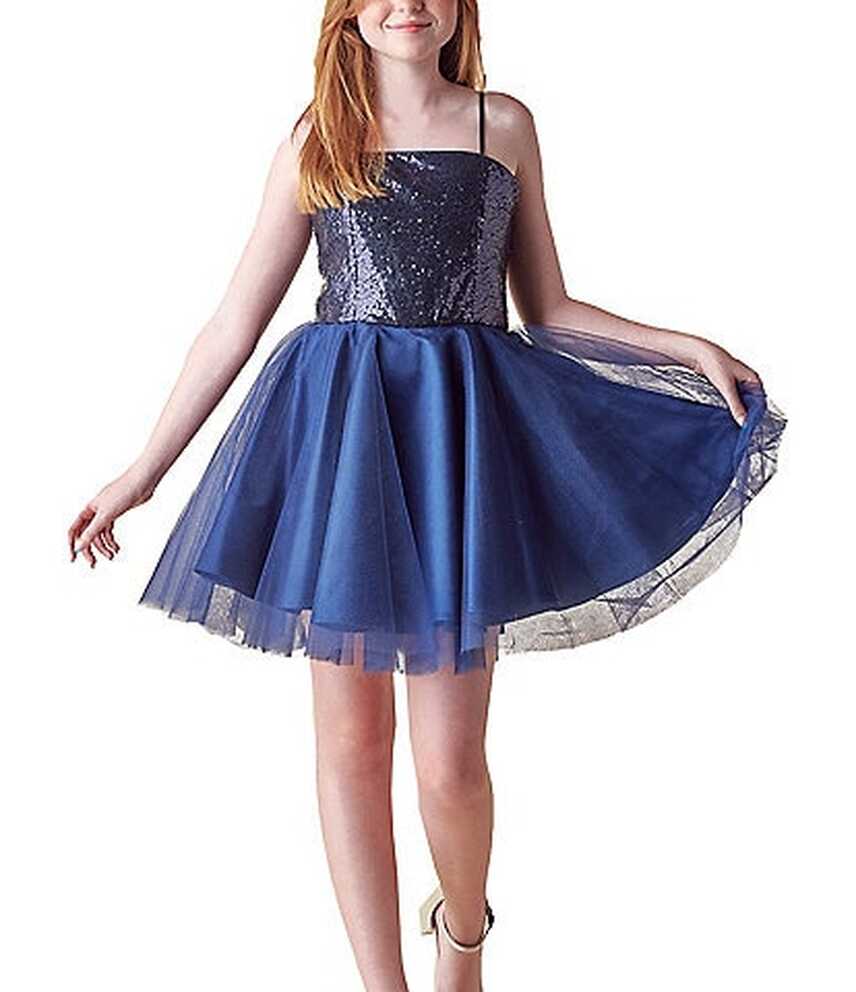 Blue Girls&#39; Party Dresses 7-16 | Dillard&#39;s