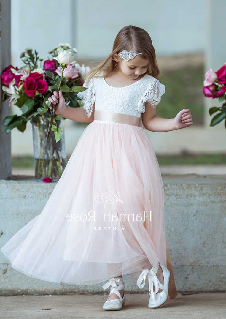 Blush Flower Girl Dress