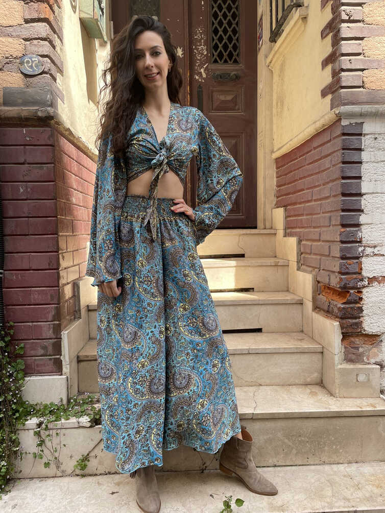 Bohemian Festival Mystic Long Summer Dress – Boho Yaşam