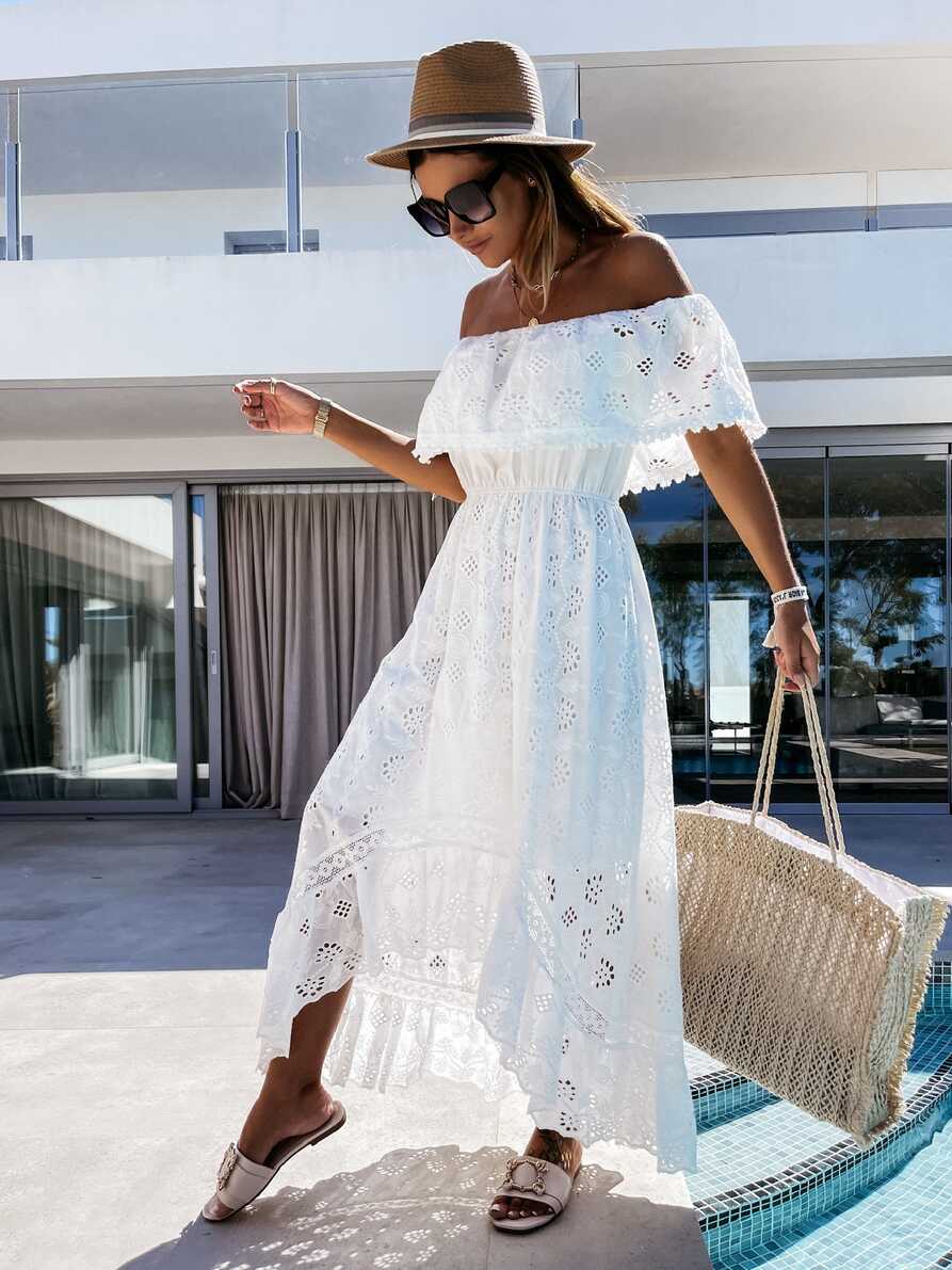 Bohemian Lace Maxi Beach Dress | Bohemian, Country &amp; Vintage Style