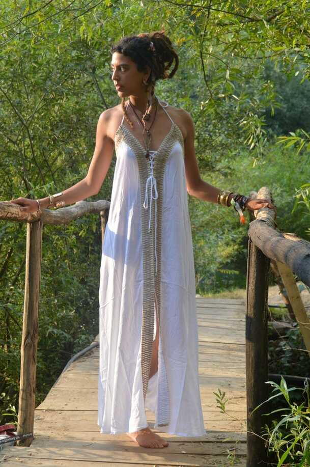 Boho Maxi Dress Gypsy Dress Boho Infinity Dress Hippie Dress ...