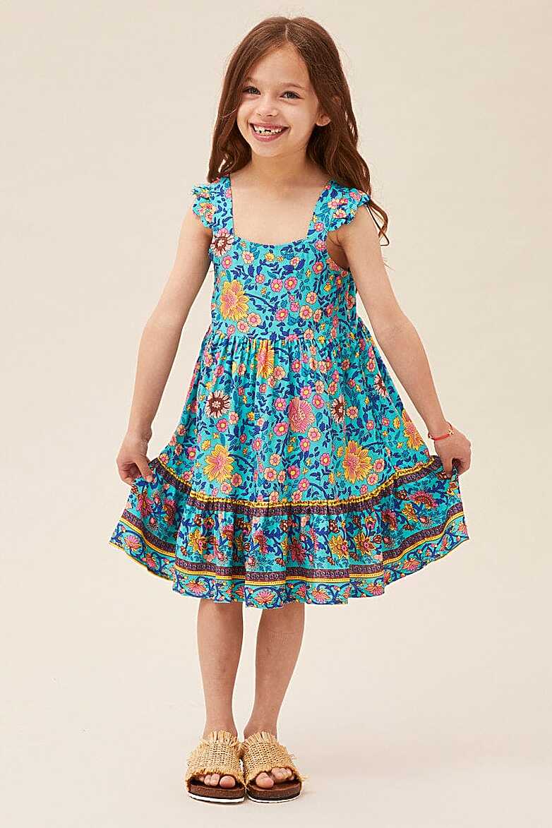 Boho Print Kids Dress | Ally Fashion