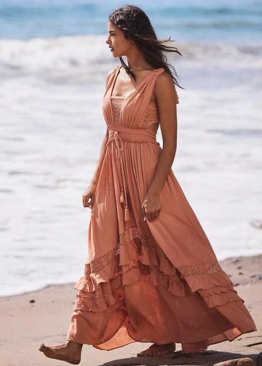 Boho Sleeveless Summer Beach Maxi Dress – Boho Beach Hut