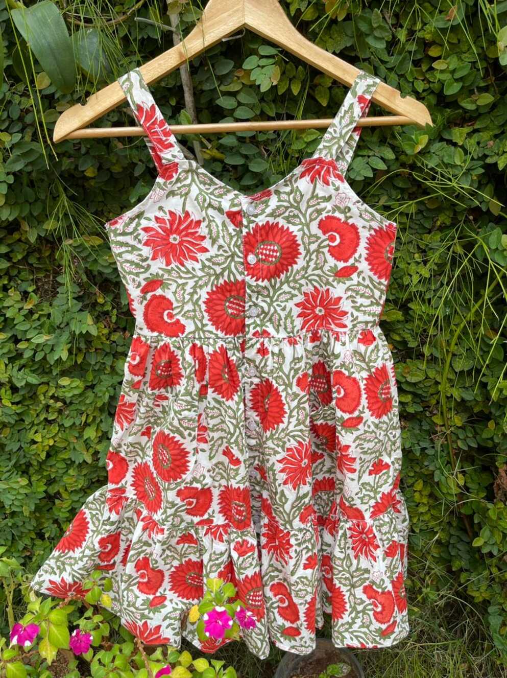 Botanical - Sleeveless Button Down Dress for Girls – Tara Baby Shop