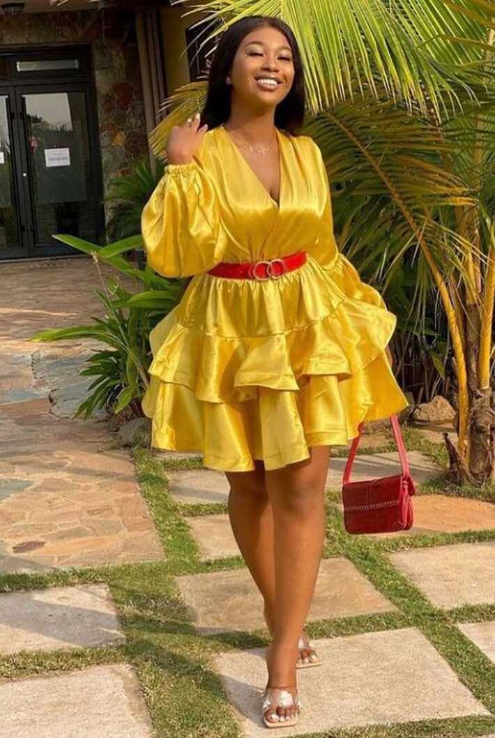 Brilliant Yellow Colour Aso-ebi for Owambe/ Parties. - Stylish Naija