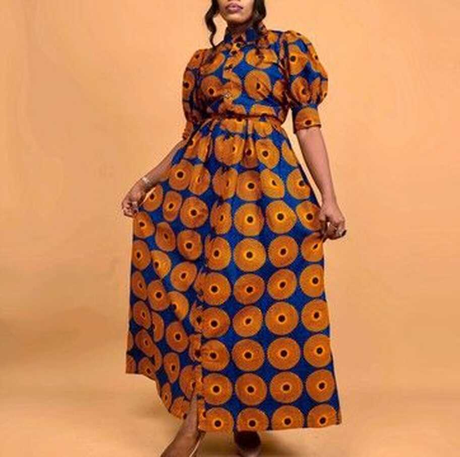 Buy African print long dresses | Dashiki and ankara prints dress ...