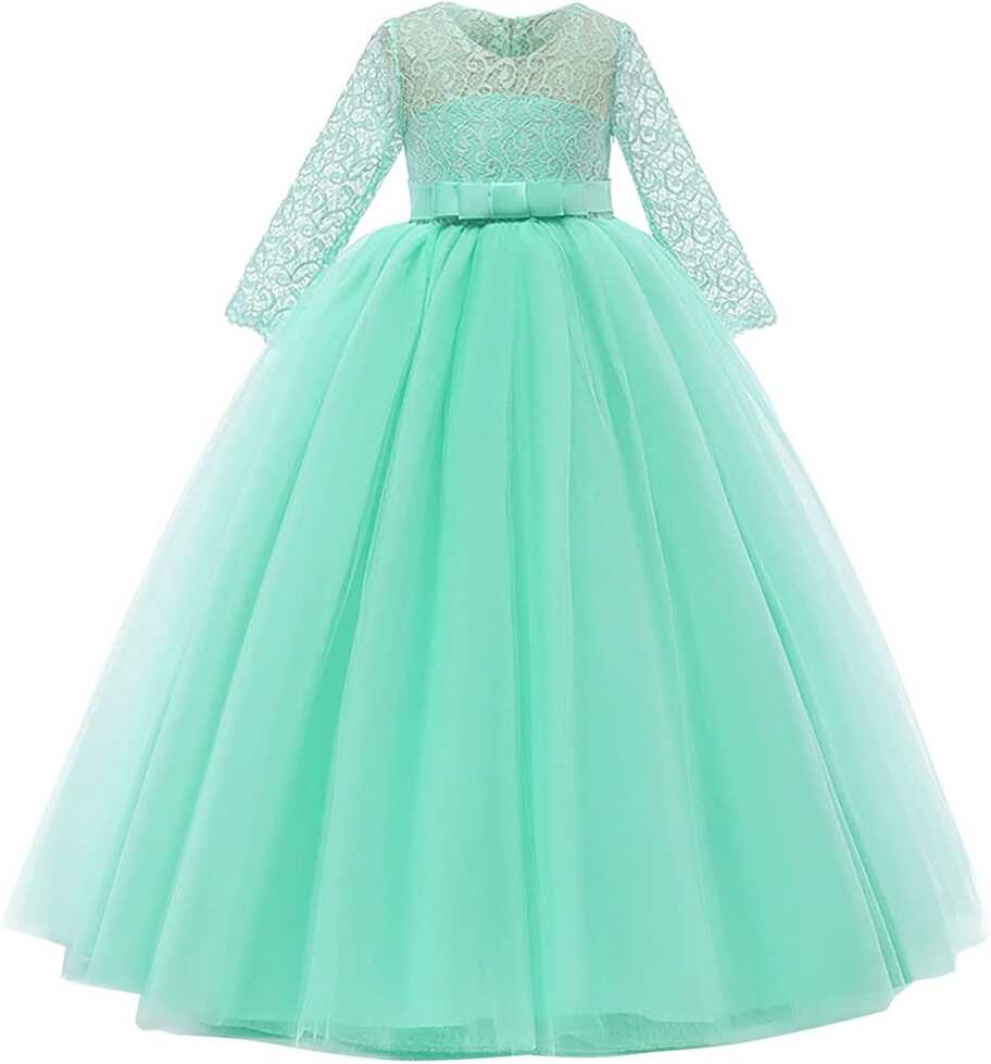 Buy Baby Girls Lace Wedding Party Dress Online Turkey | Ubuy