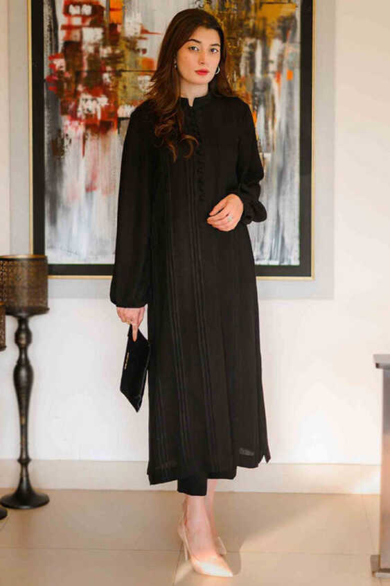 Buy Black Casual Wear Plain Salwar Kameez Online for Women in Malaysia