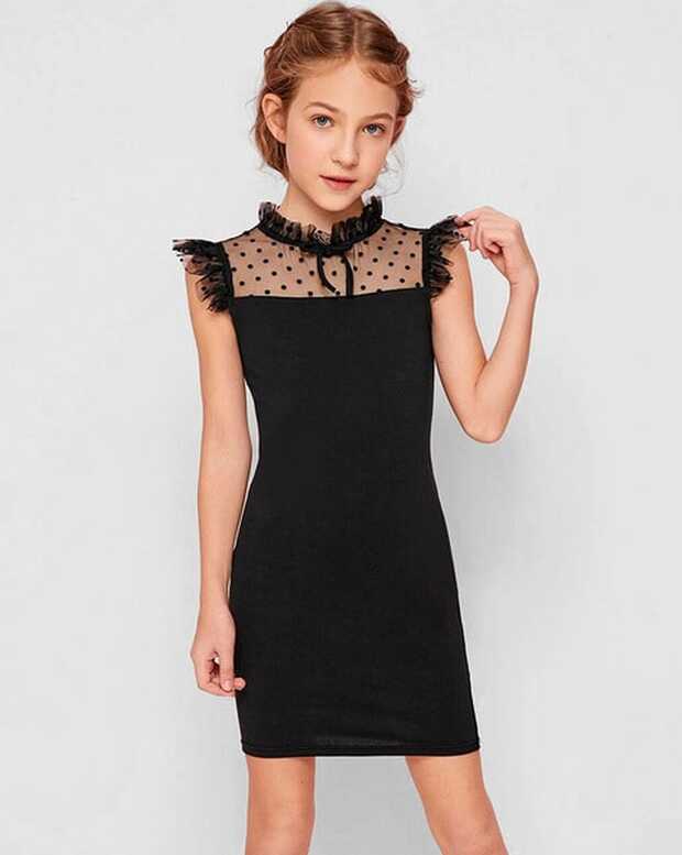 Buy Black Dresses &amp; Frocks for Girls by ADDYVERO Online | Ajio.com