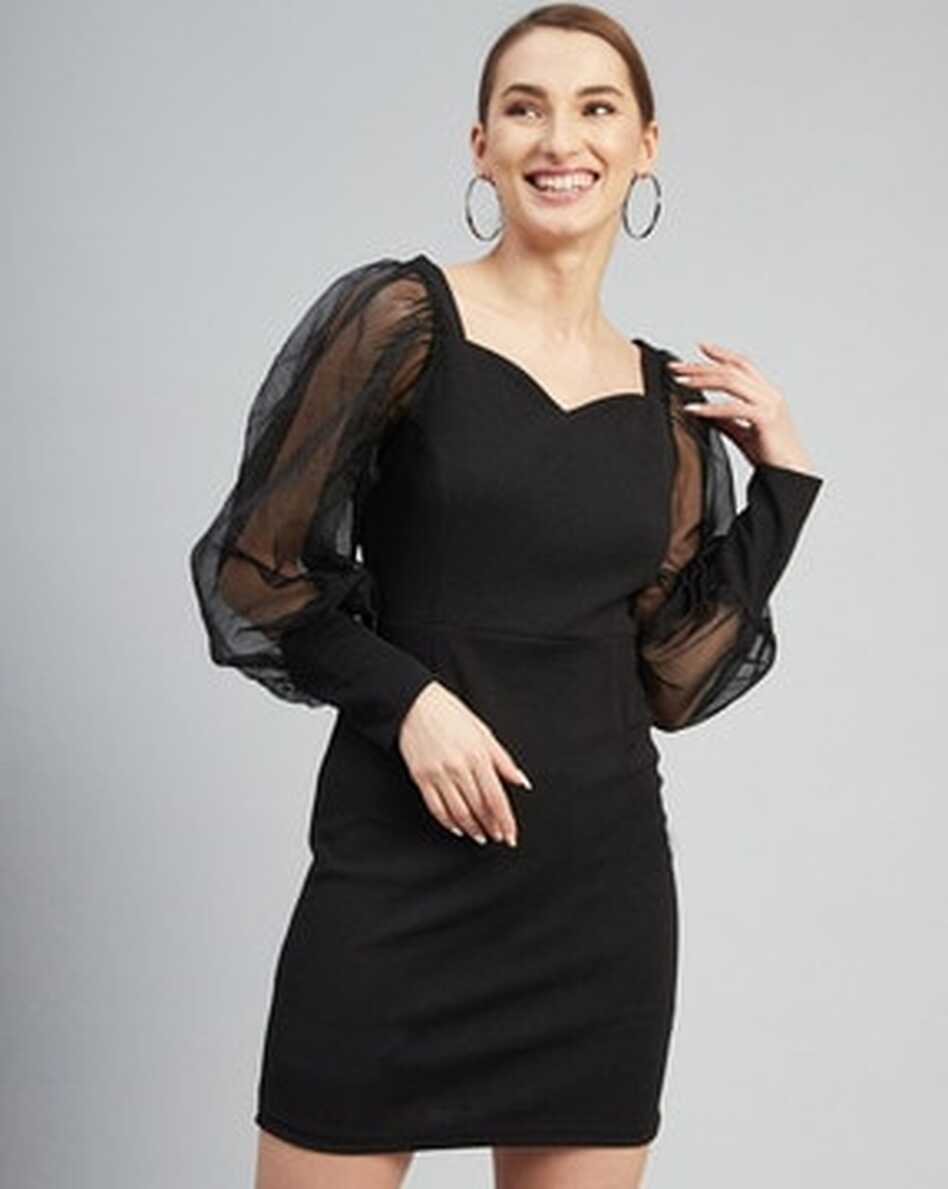 Buy Black Dresses for Women by Rare Online | Ajio.com