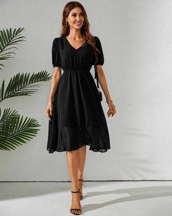 Buy Black Dresses for Women by Tior Online | Ajio.com