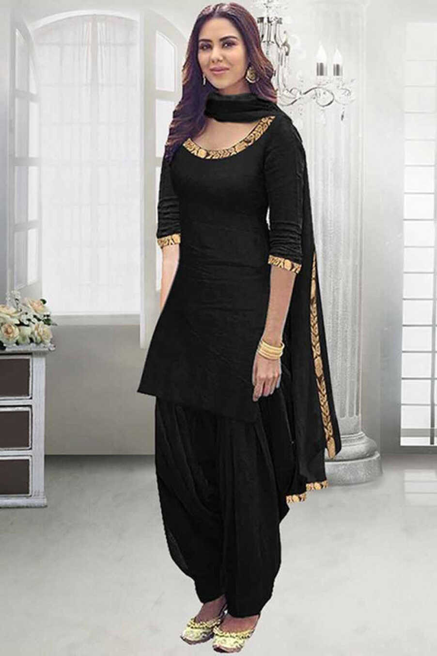 Buy Black Plain Salwar Kameez Online for Women in Malaysia