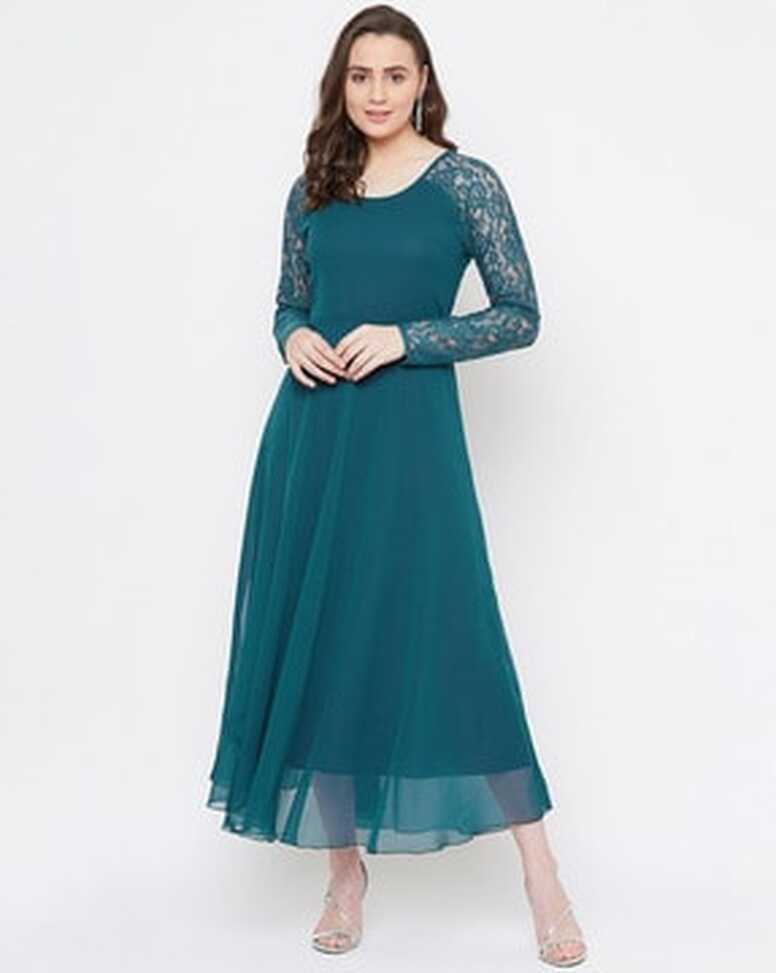 Buy Blue Dresses for Women by HELLO DESIGN Online | Ajio.com