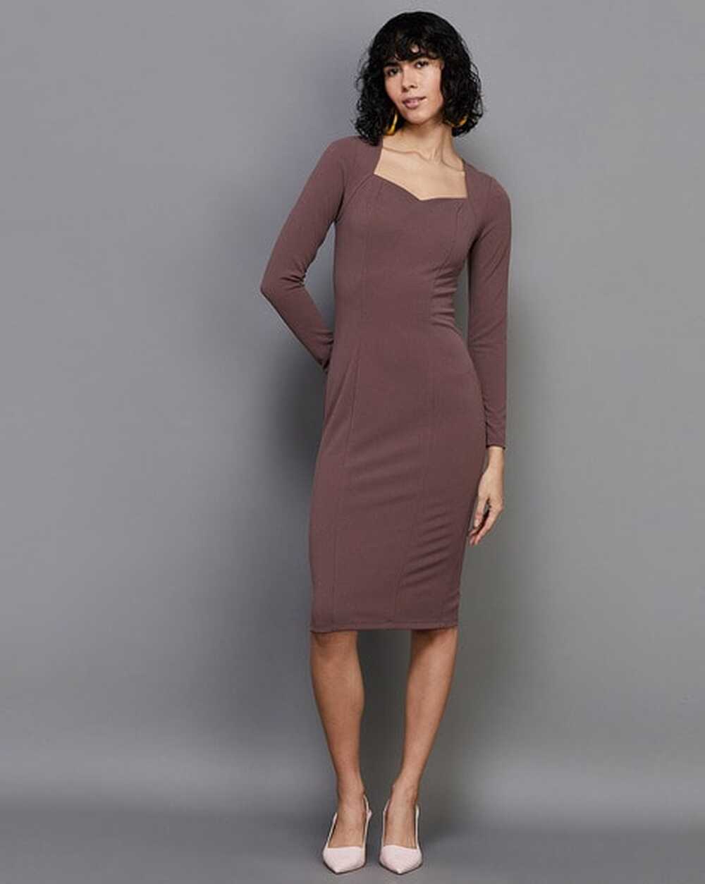 Buy Brown Dresses for Women by Ginger by lifestyle Online | Ajio.com