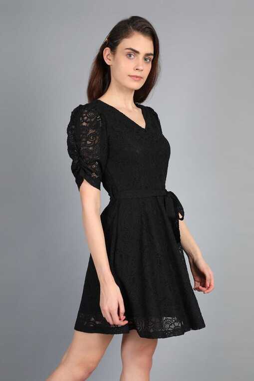 Buy COVER STORY Womens Solid Short-Sleeve Knee Length Dress ...