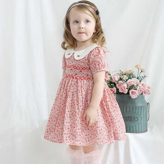 Buy China Wholesale Girls Dresses Kids Handmade Smocking Clothes ...