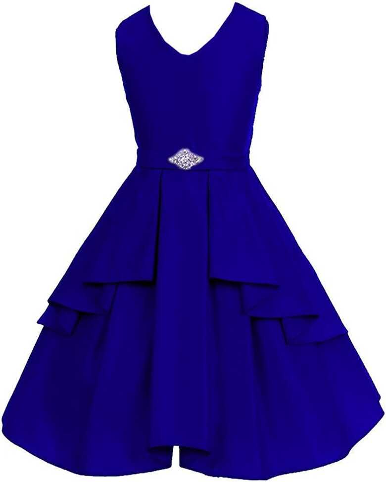 Buy Decent Apparel Girls&#39; Midi Dress (newbluedresswithvtypsimer ...