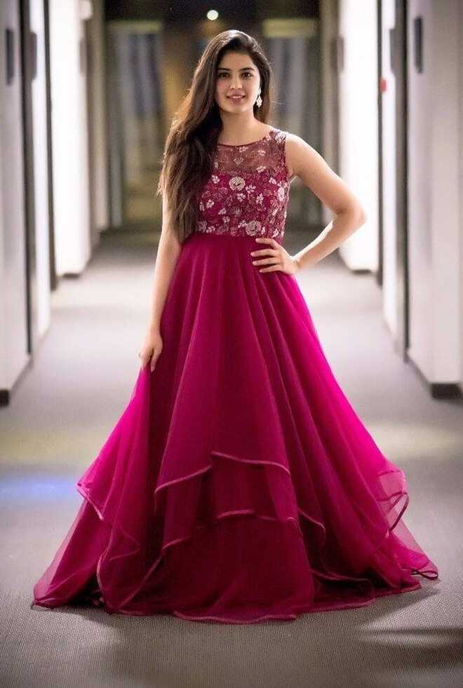 Buy Deep Pink Color Gown Online on Fresh Look Fashion