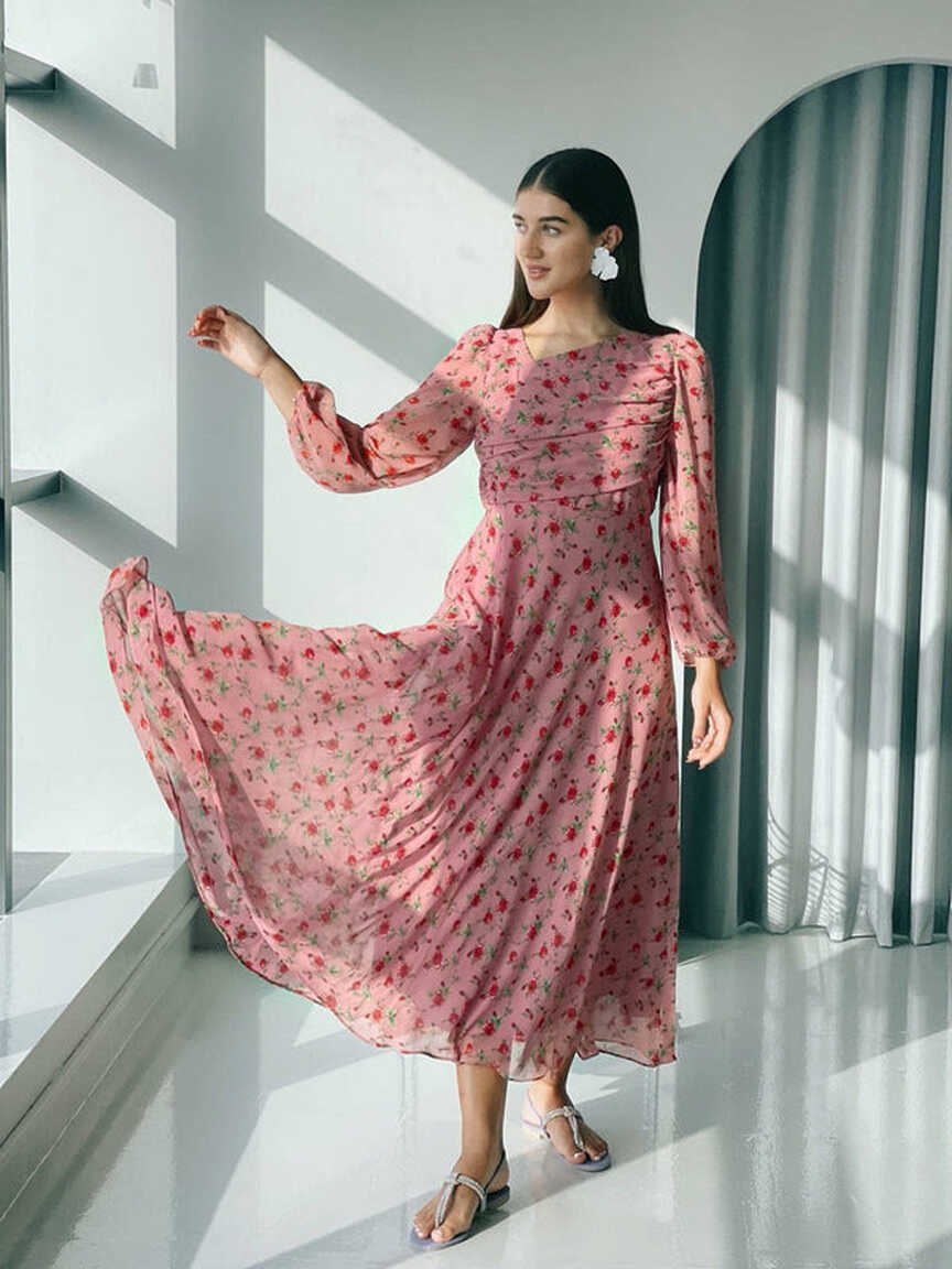 Buy Floral Dresses for Women | Floral Long Dresses