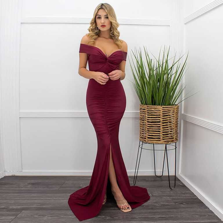 Buy Formal Party Dresses for Women - Off Shoulder Bodycon Evening ...