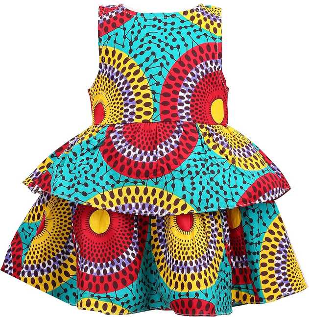 Buy Girl&#39;s African Print Dress,Baby Girl Party Dress Ankara Special ...