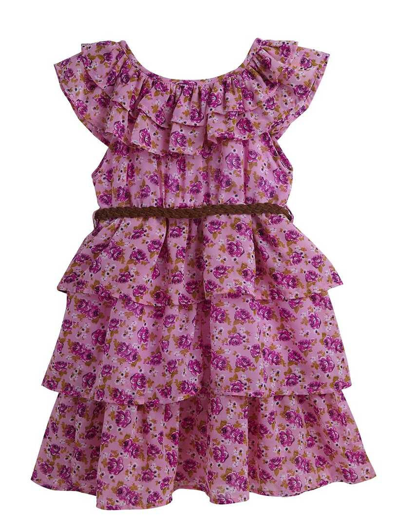 Buy Girls Georgette Printed Frock Online at 56% OFF | Cub McPaws