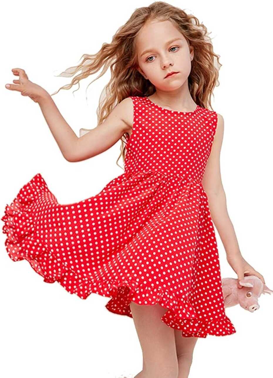 Buy Happy Rose Little Girls Dress Sleeveless Summer Dress ...