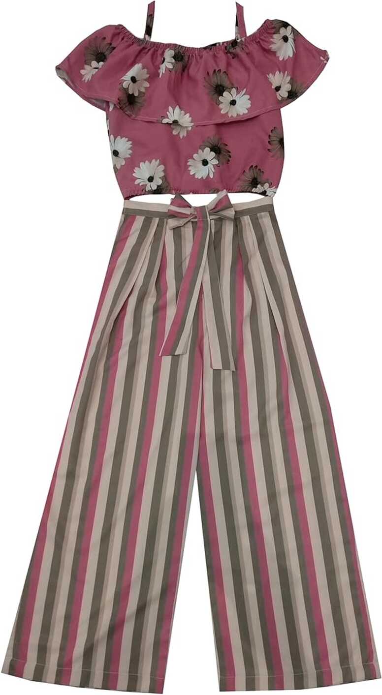 Buy JULLY Western Girls Dress and Jumpsuit 7-8 Years Pink at ...