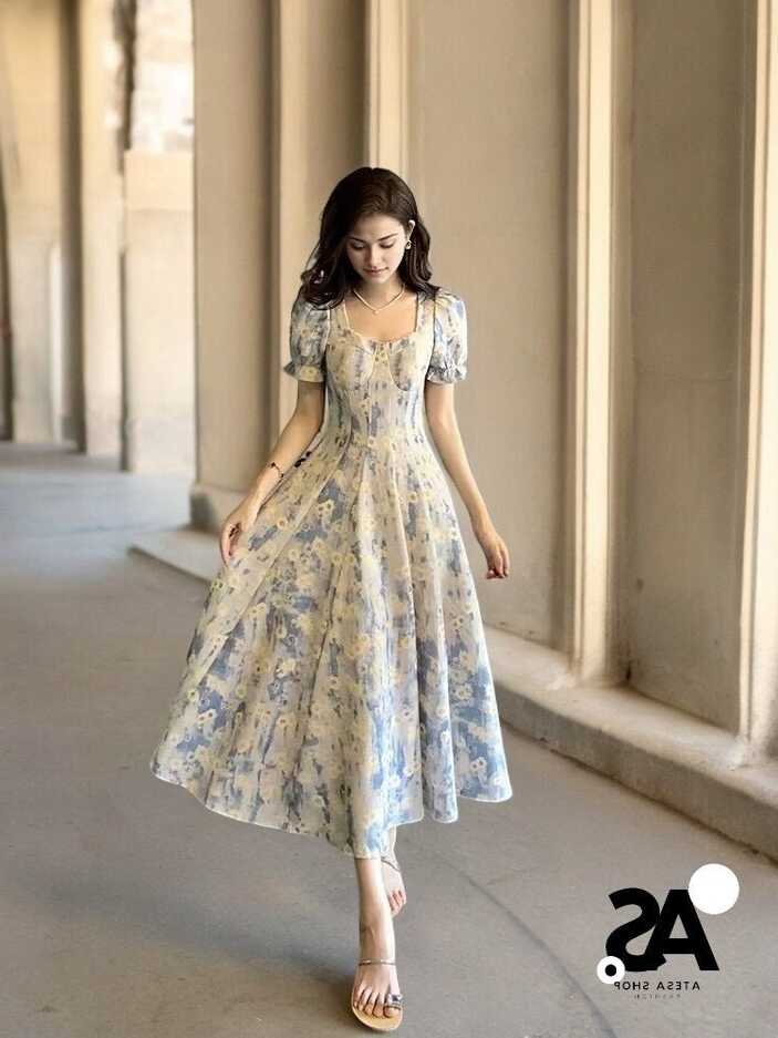 Buy Korean Floral Dress Online In India - Etsy India