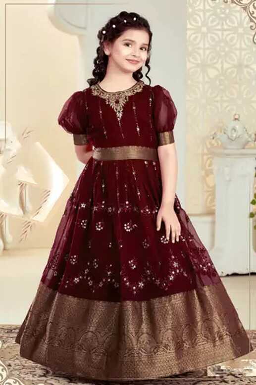 Buy Latest Girls Gown Online | Short Gown for Girls Online