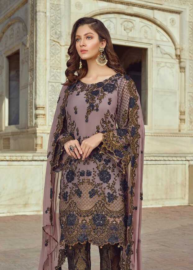 Buy Lavender Pakistani Dress From 2020 Latest Collection – Nameera ...