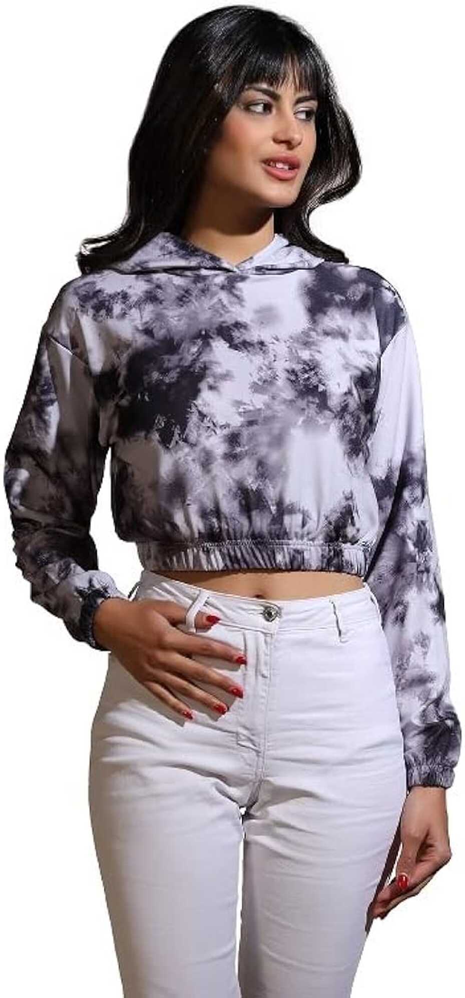 Buy Leriya Fashion Tops for Women | Stretchable Lycra Tie-Dye ...