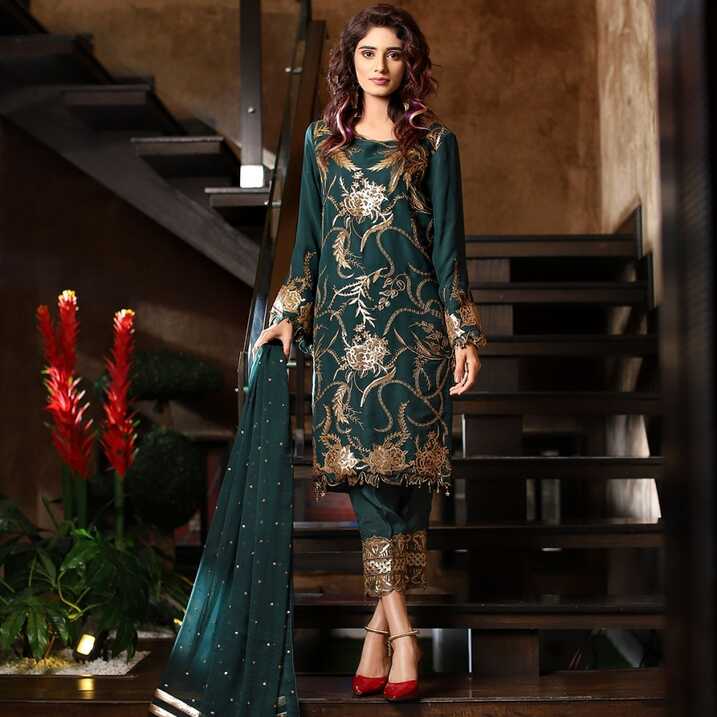 Buy Panache Embroidered Chiffon PEL-V6-D1 in Pakistan | online ...