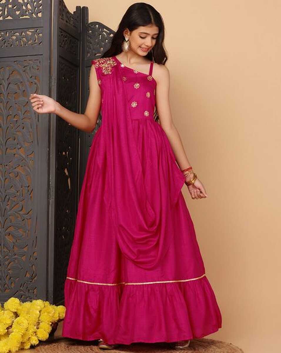 Buy Pink Dresses &amp; Frocks for Girls by FASHION DREAM Online | Ajio.com