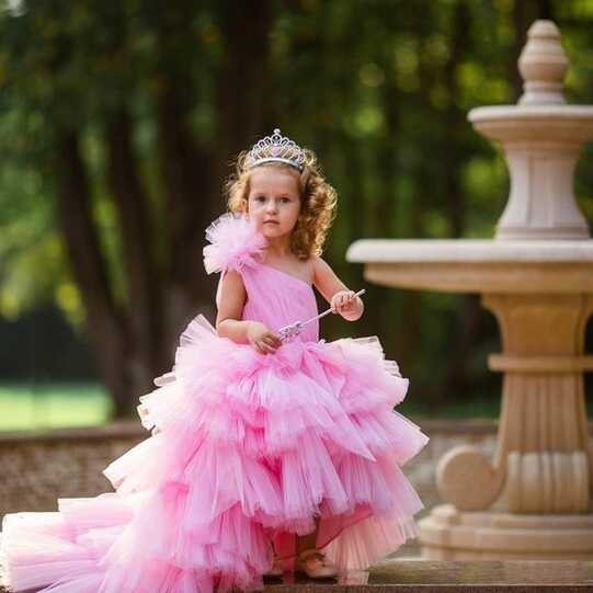 Buy Pink Little Princess Dress, Gown for Little Girls, One ...