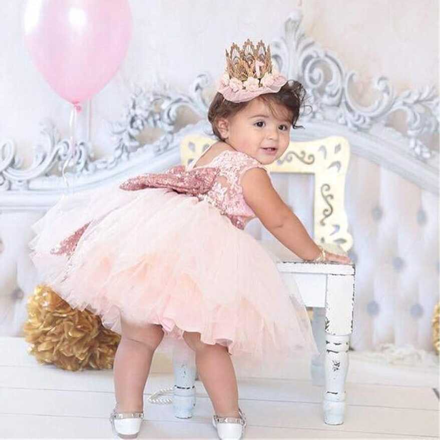 Buy Placehab Branded Newborn Girls Dress for Wedding Party Baby ...