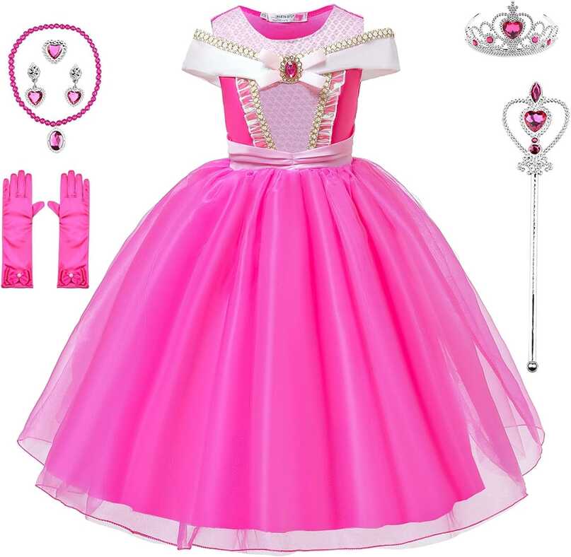 Buy Princess Dresses Girls Costumes Birthday Party Halloween ...