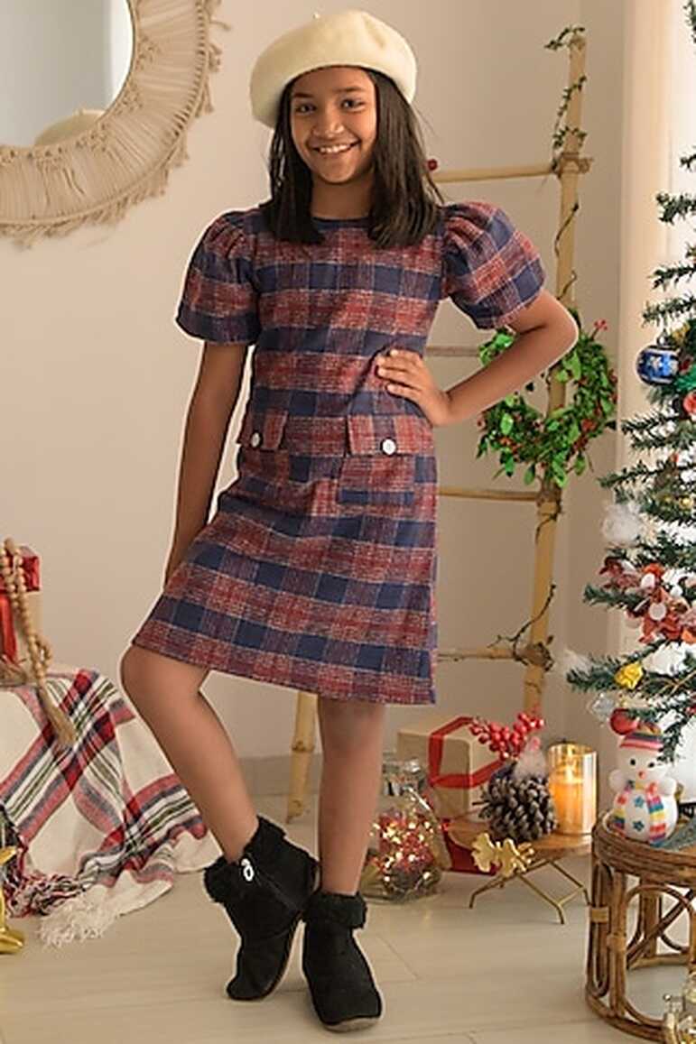 Buy Red A-line Dress for 11-12 Year Girls Online from Indian ...